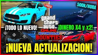 NUEVA ACTUALIZACION en GTA5 Online! DINERO X2! MUCHOS DESCUENTOS, BANEOS y MÁS! Noticias GTA5 Online