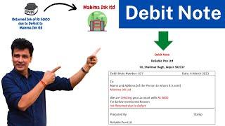Debit Note kya hota hai | Why Debit Note is issued | Source Document |  Class 11 Accounts