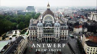 Antwerp from above [Relaxing Drone footage]