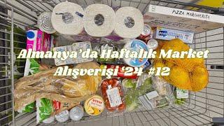 Almanya'da haftalık market alışverişi '24 #12 | Netto, Metro, Lidl