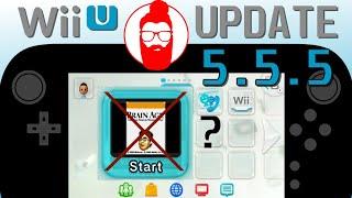 Wii U 5.5.5 Update - Is it Safe to Update my console?