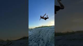 Full video at @freeman.thecreator in few days#acrobatics #tricking #miami #florida #beach #ocean