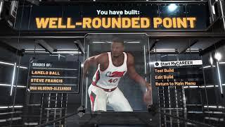 NBA 2K22 How To Make a Well Rounded Point