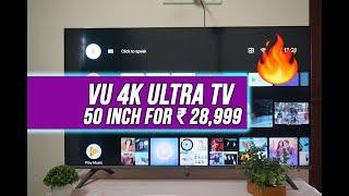 Vu Ultra 4K TV (50 Inch)- A Premium 4K UHD TV on a Budget