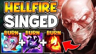 TRIPLE BURN SINGED BURNS YOU FROM FULL HEALTH! (MY POISON IS TOXIC)