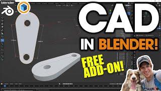 CAD for Blender is FINALLY HERE! (Free Blender Add-On!)