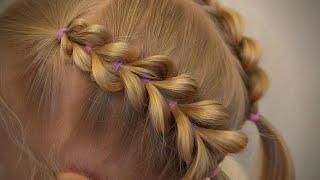 toddler #hairstile braid without braiding  easy tutorial hair do