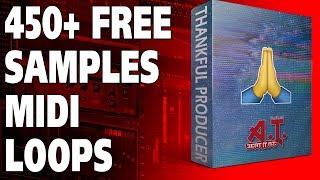 FREE 450+ Samples MIDI and Loops For Producer and Beat Makers