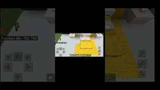 MINECRAFT:YELLOW  TUTORIAL YELLOW THEMED EDITION #shorts #minecraft  #viral  #trendingshorts