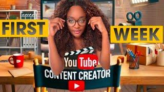 One Week as a YouTube Content Creator Tips