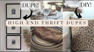 Thrift & DIY with Me! || High End Style Home Decor on a Budget || Thrifted Aesthetic Dupes