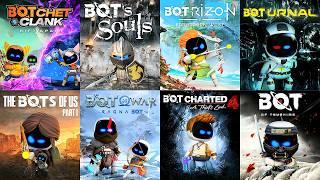 Astro Bot PS5 - ALL 190 Special Bots and Which Games They're From w/ Clips (+DLC)