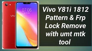 Vivo Y81i 1812 Pattern & Frp Lock Remove with umt mtk tool