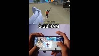  2 GB RAM fastest 3 finger handcam #3fingerhandcam #realmec2 #freefire #gameplay