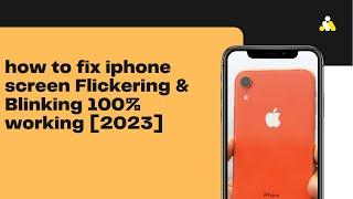 how to fix iphone X screen Flickering & Blinking 100% working [2023]