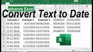 Convert text to Date in Excel