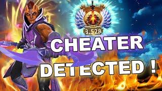 Dota 2 Cheater Detected - AM IMMORTAL with MAPHACK + SCRIPTS!!!