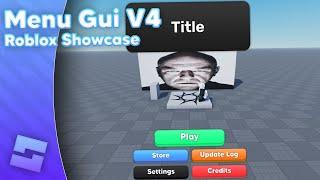 (Free!) Menu Gui V4 // Roblox Showcase