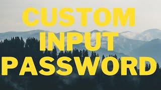 How to make custom UI for input type password || Hindi || 004