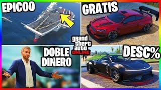 Nueva ACTUALIZACION! MÁS REGALOS! BRUTAL DOBLE $$$! COCHES GRATIS! DESC% EPICOS & MÁS GTA Online