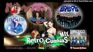 Cumbia retro mix- bibis -brindis-temerarios-bronco y otros ----( tazmania dj mixers )