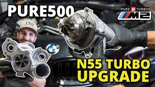 BMW M2 N55 Pure 500 Turbo Install! Faster Turbo Swap But Is It Any Good??