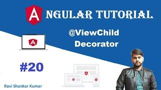 ViewChild Decorator | Component Interaction | Angular Tutorial 20