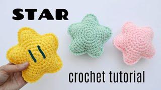 Easy Star Amigurumi ⭐️ - Beginner Crochet | Step by Step