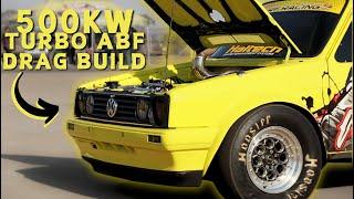 *CRAZY* 500KW Turbo ABF Volkswagen Mk1 Drag Build