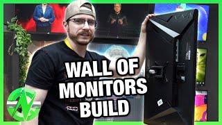 How We Built Our Monitor Wall with 9 Displays (New GN Set Design)