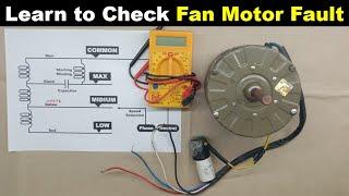 Learn to Check Fan Motor by Using Test Lamp and Multimeter @TheElectricalGuy