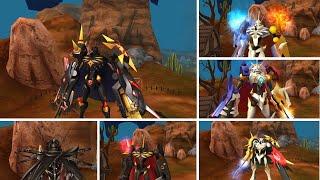 All Omegamon Variants (OG, Zwart, Zwart D, Alter S, Alter B, Omegamon X) - NA Digimon Masters Online