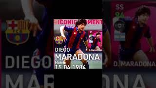 Pes 2021 Iconic Moment Trailer, Diego Armando Maradona In Barcelona #shorts