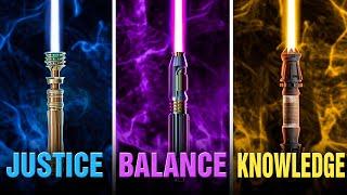 EVERY SINGLE Lightsaber Color Meaning Explained!