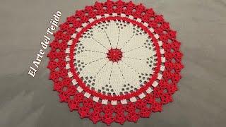 Crochet table runner/mat/centerpiece step by step