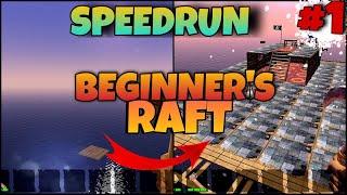 Survive on raft:Crafting in Ocean || Building Raft Speed Run || Raft tutorial