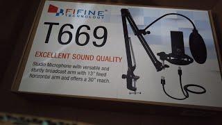 T669 Fifine Microphone | Unboxing and Assembly | TeamFajardoVlogs