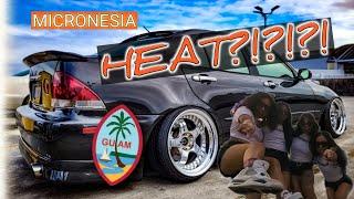 JDM car culture on GUAM? rooftop car meet/off roading/cars&coffee/Fiesta V car show. Micronesia heat