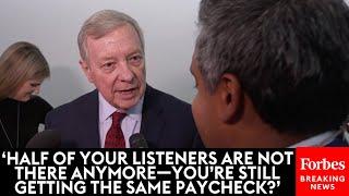 VIRAL MOMENT: Durbin Claps Back At CNN Reporter Pressing Him On Whether Lawmakers Should Get A Raise