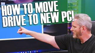 How to move OS drive to new PC and keep Windows and Activation! EASY!