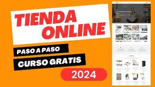 Como Crear una TIENDA ONLINE en Wordpress y Woocommerce 2024