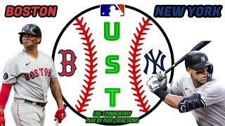 BOSTON RED SOX VS NEW YORK YANKEES LIVE MLB COMMENTARY AND PLAY BY PLAY/REACTIONS