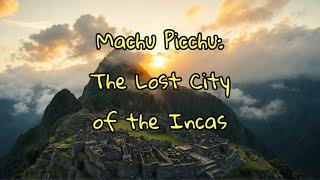 machu picchu the lost city of the incas #history lazy brain history