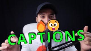 Create Captions Automatically For FREE!