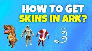 How to GET ALL SKINS In Ark Survival Evolved!