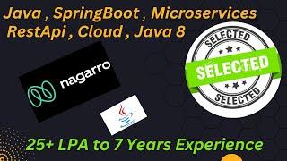 Java | Springboot | Microservices Interview Nagarro Technical Round 1 #interview #java