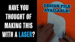 DIY Door Hangers with a Laser Engraver - Great Product to Sell - Glowforge, Xtool, Trotec, etc.