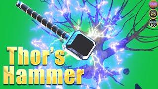 Thor Hammer Green Screen + Sound | #mvstudio