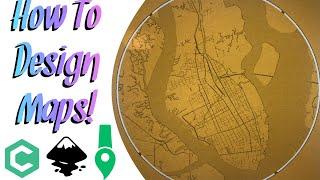 How to design and make maps on your CNC router Carbide Create Turorial