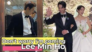  Park Shin Hye and Choi Tae Joon wedding day with Lee Min Ho